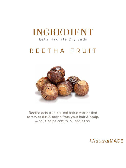 Khadi Natural Organic Reetha Fruit Powder (100g)