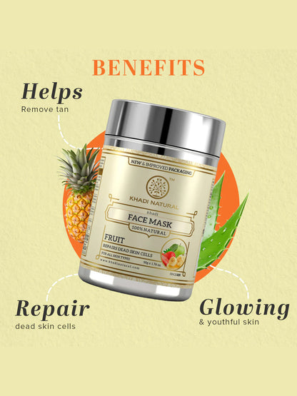 Khadi Natural Fruit Face Mask (50g)