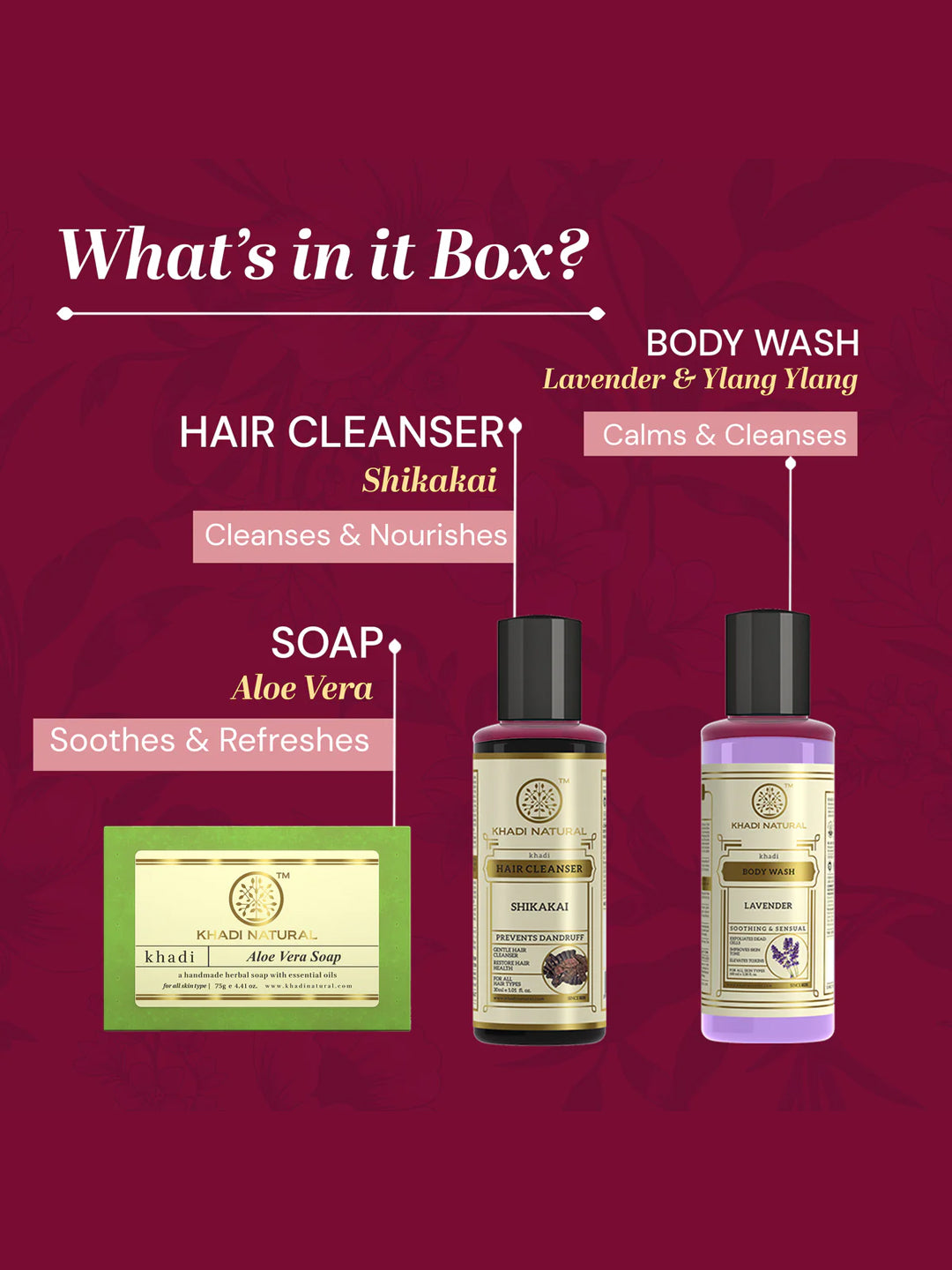 Khadi Natural Gift Box Set of 6