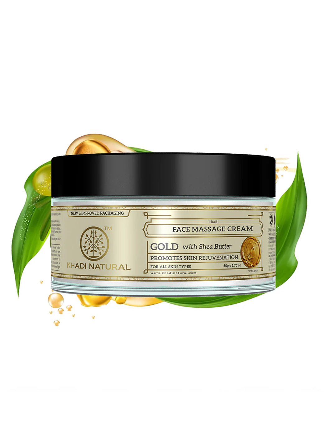 Khadi Natural Gold Face Massage Cream (50g)
