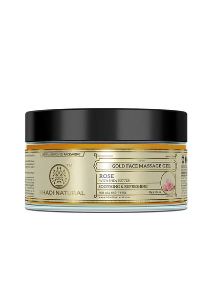 Khadi Natural Gold Face Massage Gel (50g)