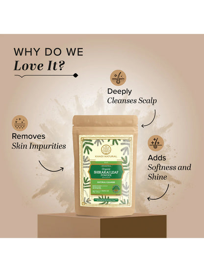 Khadi Natural Organic Shikakai Leaf Powder (100g)