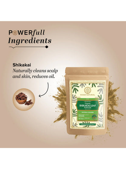 Khadi Natural Organic Shikakai Leaf Powder (100g)