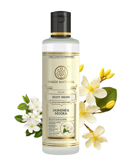 Khadi Natural Jasmine & Mogra Body Wash (210ml)
