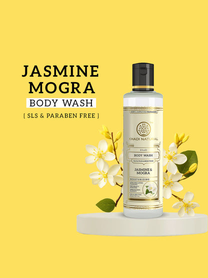 Khadi Natural Jasmine & Mogra Body Wash (210ml)