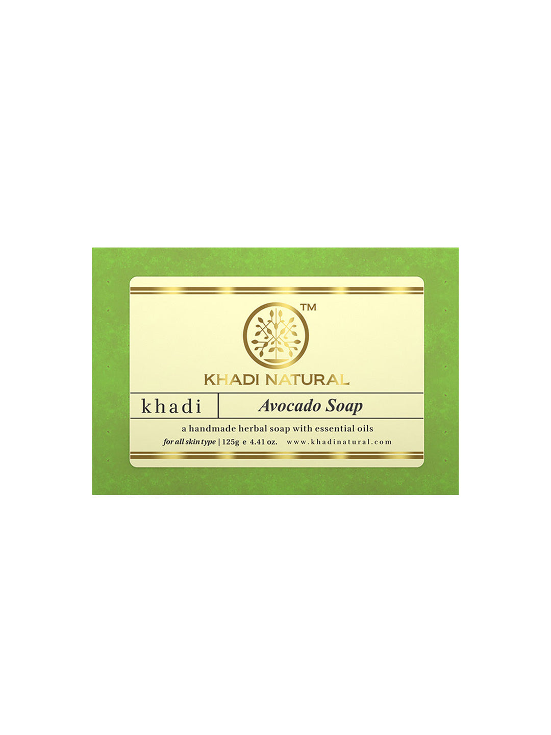 Khadi Natural Avocado Soap (125g)