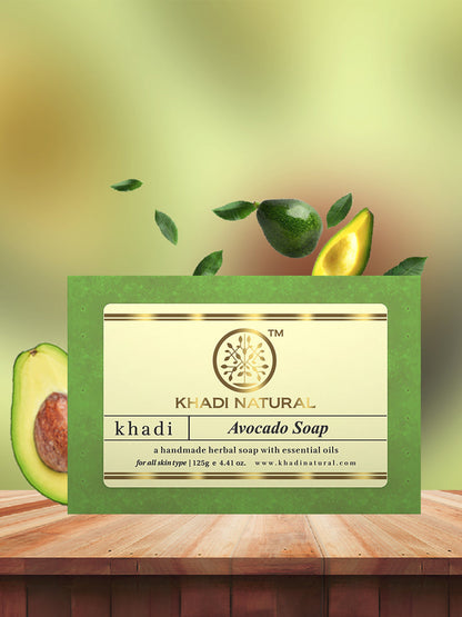 Khadi Natural Avocado Soap (125g)
