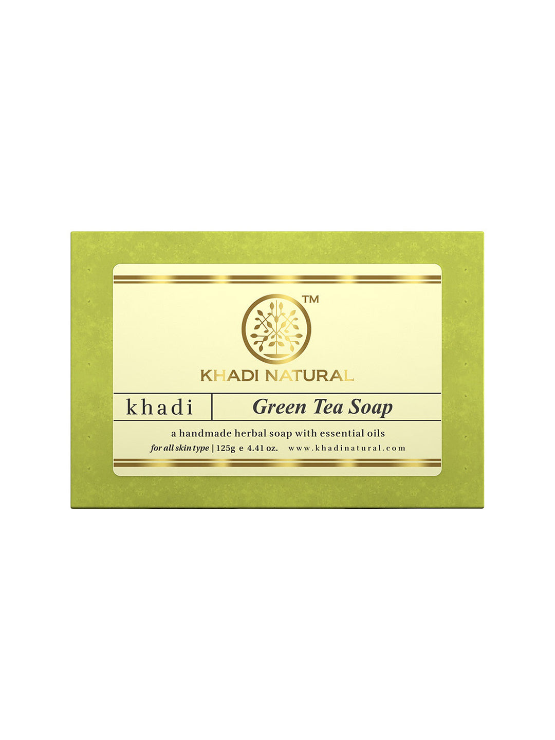 Khadi Natural Green Tea Soap (125g)