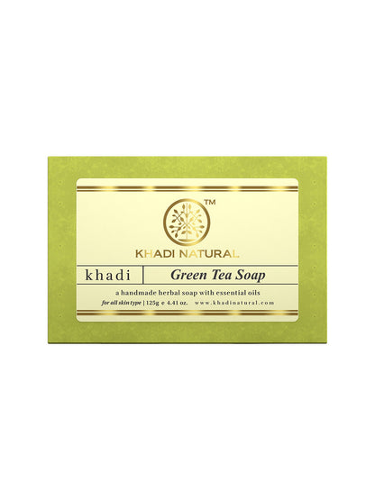 Khadi Natural Green Tea Soap (125g)