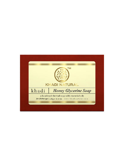Khadi Natural Honey Glycerine Soap (125g)