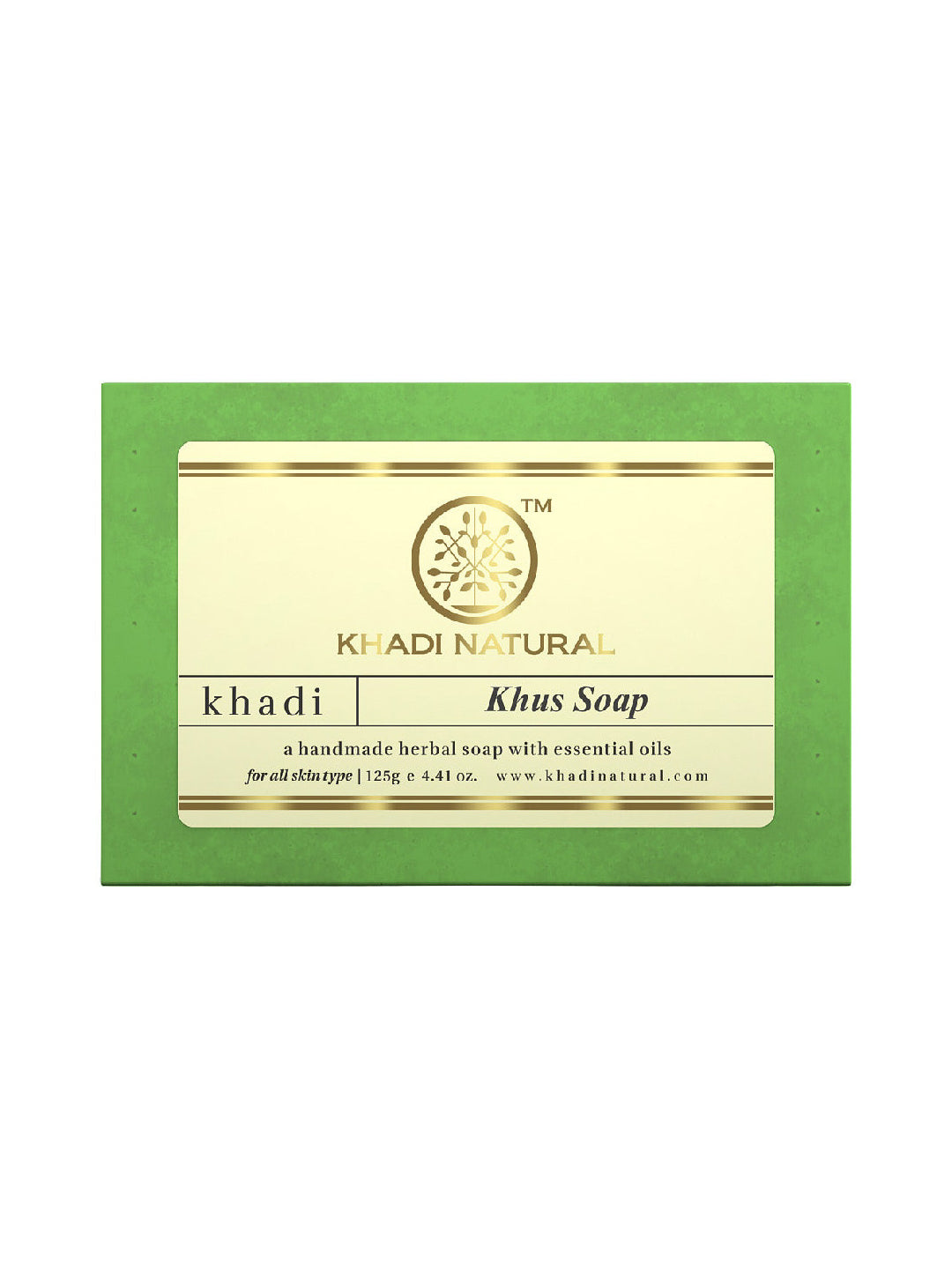 Khadi Natural Khus Soap (125g)