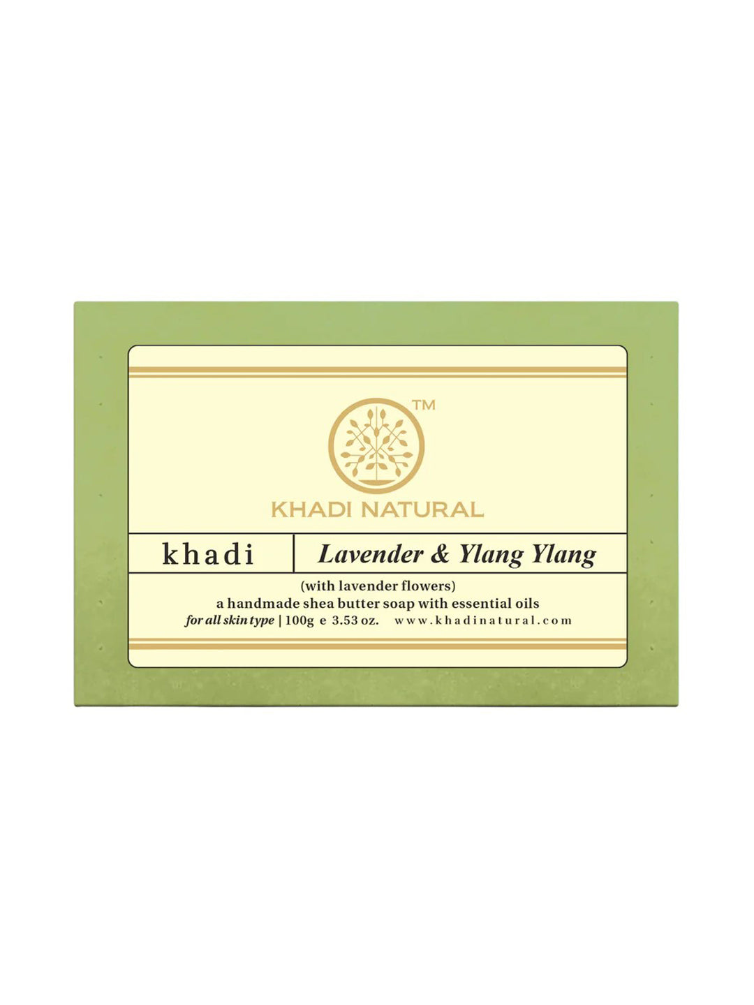 Khadi Natural Lavender & Ylang Ylang Soap (100g)