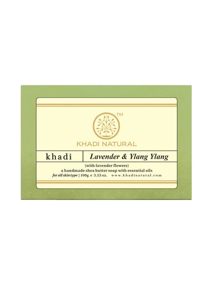 Khadi Natural Lavender & Ylang Ylang Soap (100g)