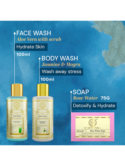 Khadi Natural Refreshing Bath Kit