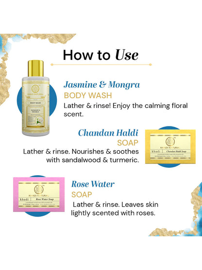 Khadi Natural Refreshing Bath Kit