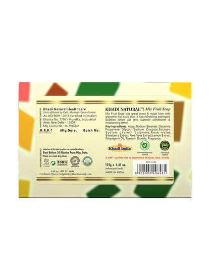 Khadi Natural Mix Fruit Soap (125g)