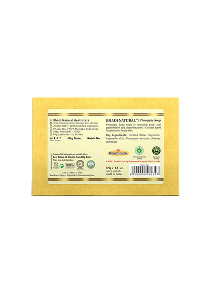 Khadi Natural Pineapple Soap (125g)