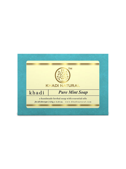Khadi Natural Pure Mint Soap (125g)