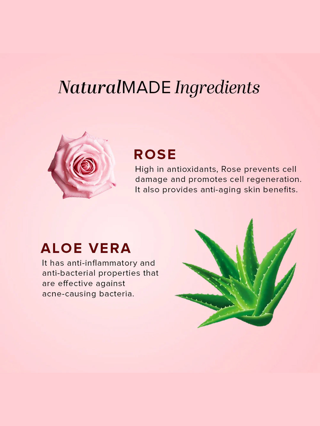 Khadi Natural Rose & Aloe Vera Face Massage Gel (100g)