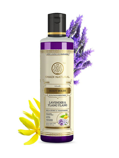Khadi Natural Lavender & Ylang Ylang Body Wash (210ml)