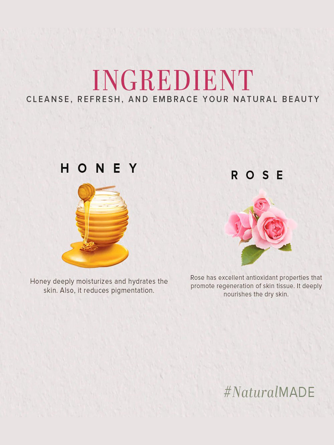 Khadi Natural Rose & Honey Body Wash (210ml)