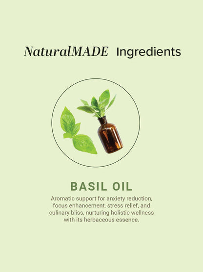 Khadi Natural Basil Essential Oil (15ml)