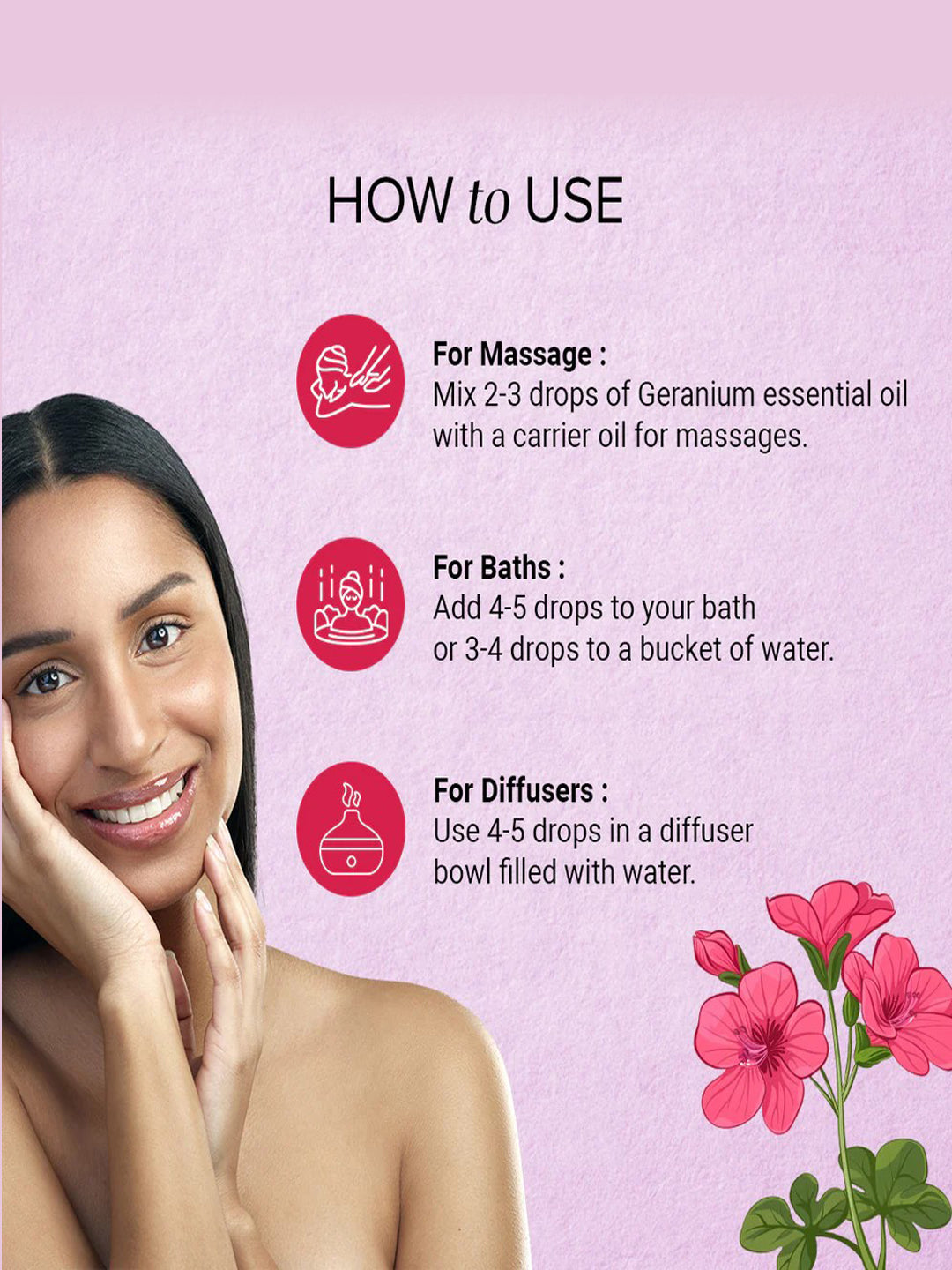 Khadi Natural Geranium Essential Oil (15ml)