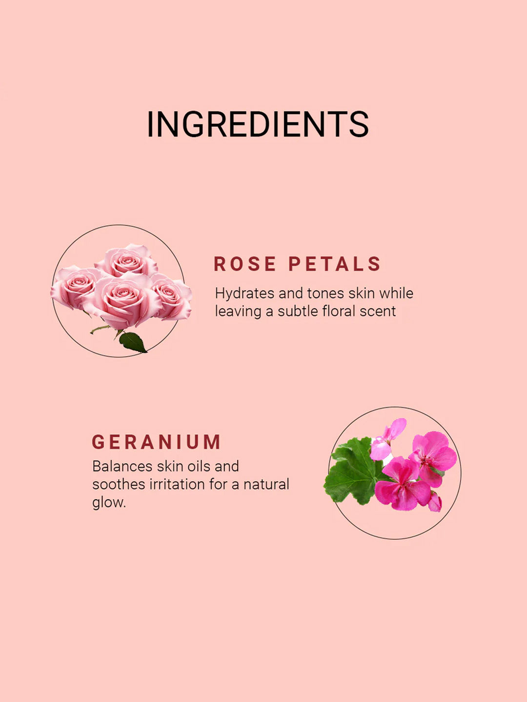 Khadi Natural Rose & Geranium with Rose Petals Bath Salt (200g)
