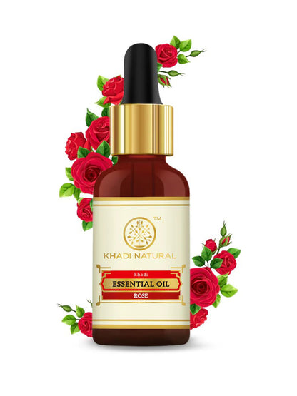 Khadi Natural Rose Essential Oil (15ml)