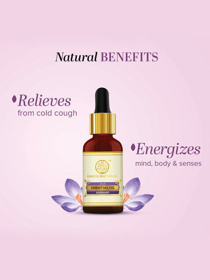 Khadi Natural Rosemary Essential Oil (15ml)