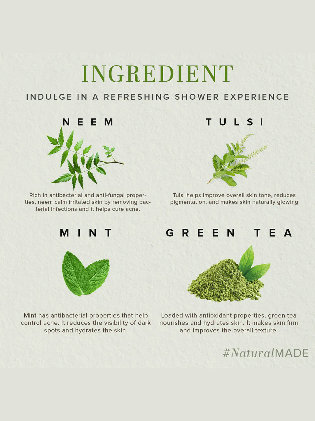 Khadi Natural Neem & Tulsi Face Wash (210ml)