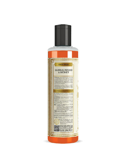 Khadi Natural Sandalwood & Honey Face Wash (210ml)