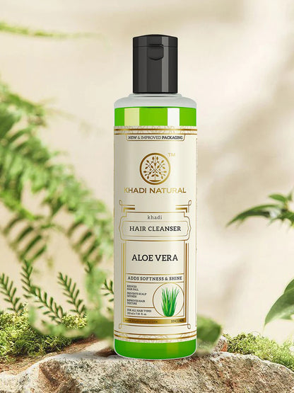 Khadi Natural Aloe Vera Hair Cleanser (210ml)