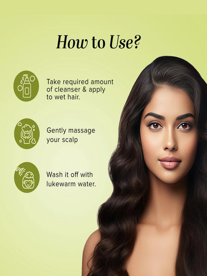 Khadi Natural Amla & Bhringraj Hair Cleanser (210ml)