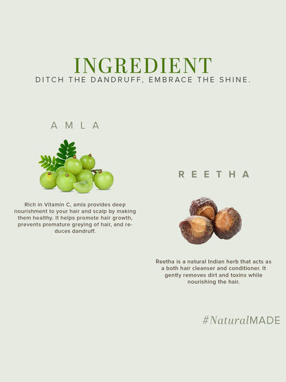 Khadi Natural Amla & Reetha Hair Cleanser (210ml)
