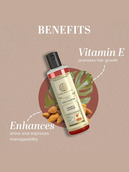 Khadi Natural Honey & Almond Hair Cleanser (210ml)