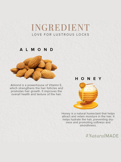 Khadi Natural Honey & Almond Hair Cleanser (210ml)