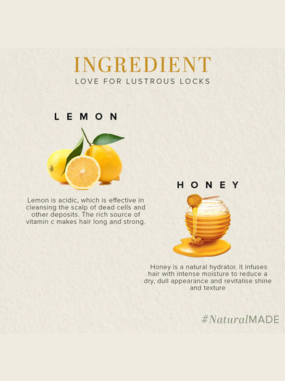 Khadi Natural Honey & Lemon Hair Cleanser (210ml)