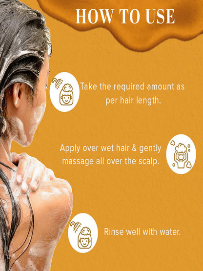 Khadi Natural Honey & Vanilla Hair Cleanser (210ml)