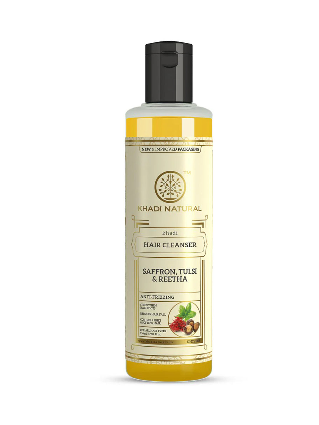 Khadi Natural Saffron Tulsi & Reetha Cleanser (210ml)