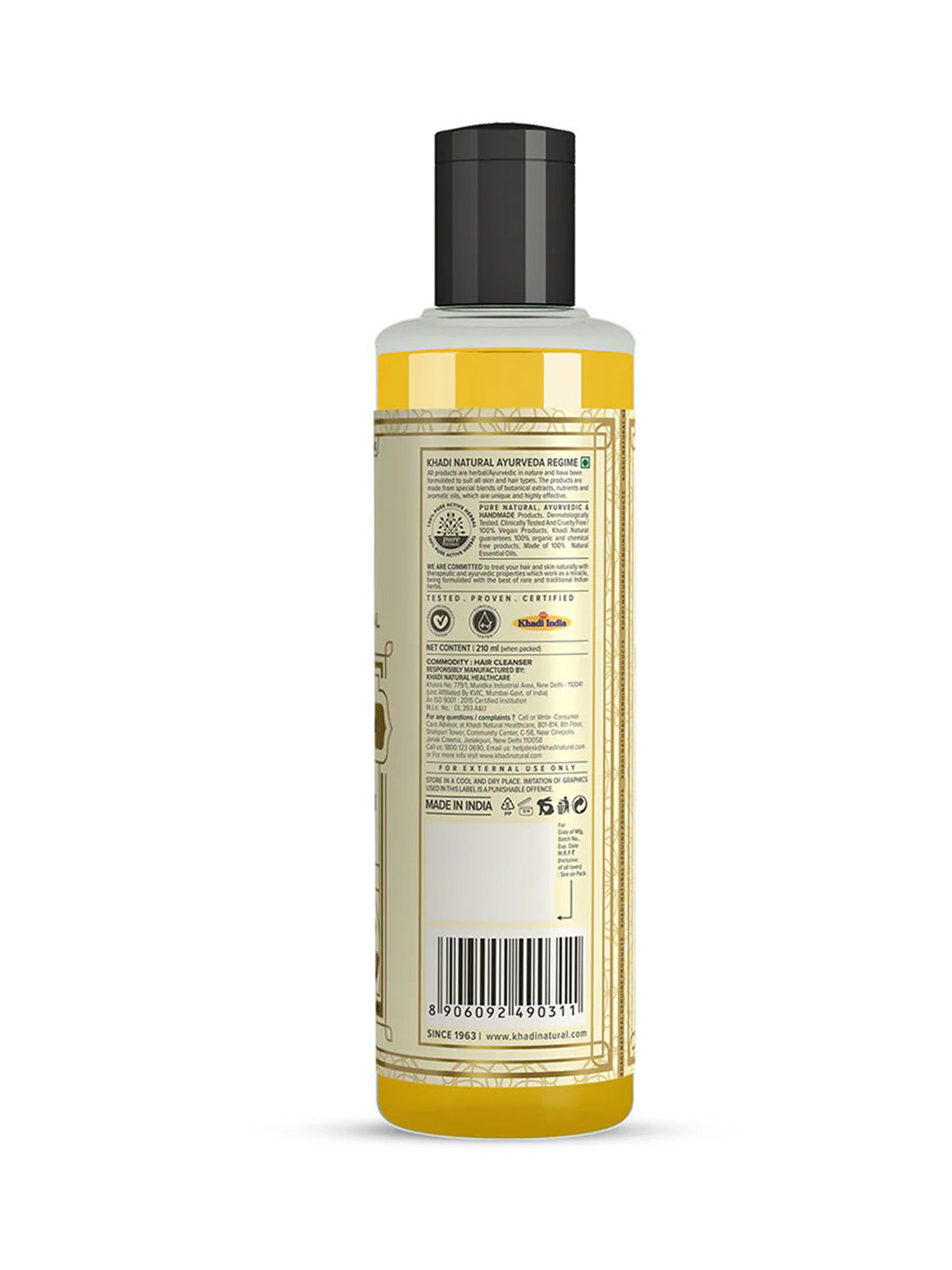 Khadi Natural Saffron Tulsi & Reetha Cleanser (210ml)