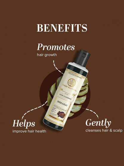 Khadi Natural Shikakai Hair Cleanser (210ml)