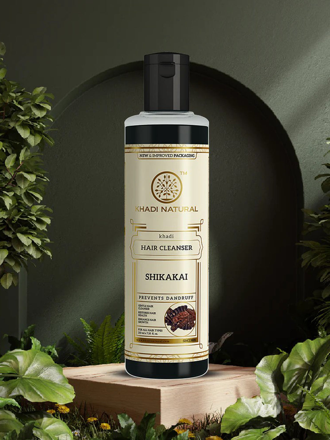 Khadi Natural Shikakai Hair Cleanser (210ml)