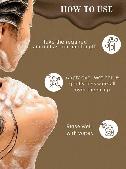 Khadi Natural Woody Sandal & Honey Hair Cleanser (210ml)
