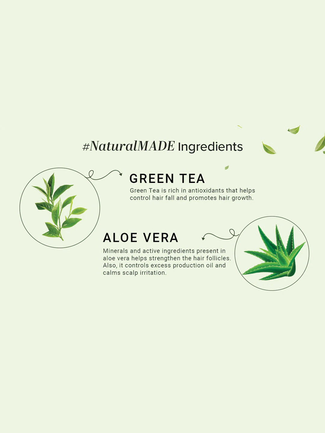 Khadi Natural Green Tea & Aloe Vera Hair Conditioner (SLS Free) (210ml)