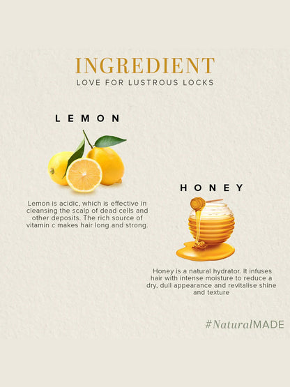 Khadi Natural Honey & Lemon Hair Conditioner (210ml)