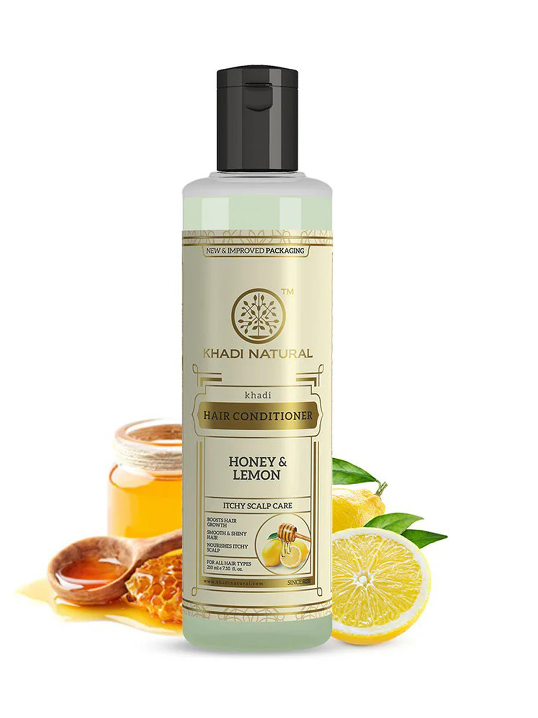 Khadi Natural Honey & Lemon Hair Conditioner (210ml)