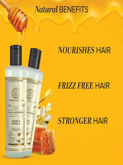 Khadi Natural Honey & Vanilla Hair Conditioner (210ml)