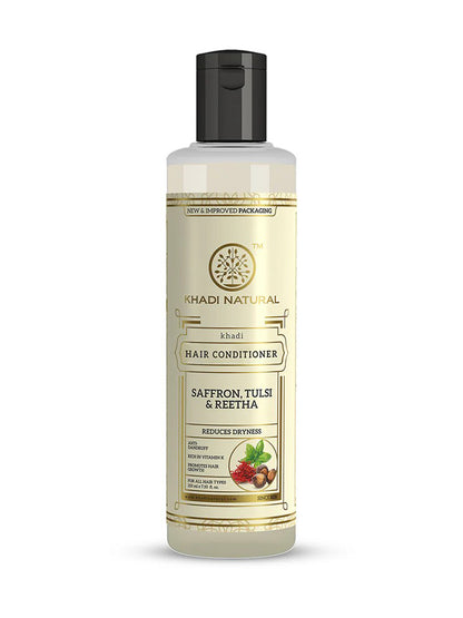 Khadi Natural Saffron Tulsi & Reetha Hair Conditioner (210ml)