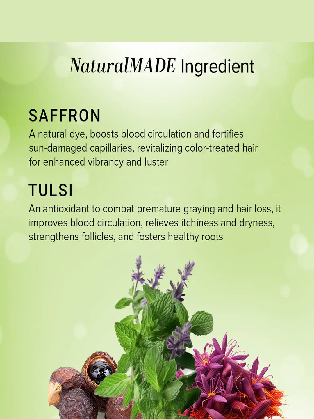 Khadi Natural Saffron Tulsi & Reetha Hair Conditioner (210ml)